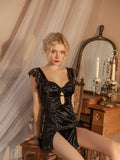 Velvet Nightgown, Sexy Lingerie, Velvet Nightie, Velvet Lingerie