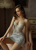 Exquisite Satin Lace Nightgown