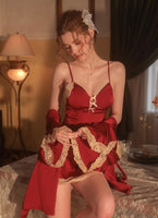 Boudoir Lingerie, Satin Nightgown, Sexy Lingerie, Satin Lingerie