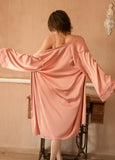 Side Tie Satin Nightgown, Sexy Lingerie