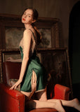 Enchanting Satin Lace Nightgown