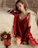 Velvet Nightgown, Velvet Pajama Set, Sexy Lingerie, Velvet Robe