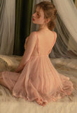 Lace Nightgown, Sheer Lace Lingerie, Pajama, See Through Nightie