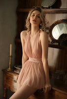 Innocent Flowy Mesh and Lace Babydoll Lingerie Dress, Nightgown