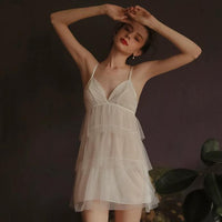 Innocent Pleasure Vintage Chiffon Nightgown