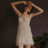 Innocent Pleasure Vintage Chiffon Nightgown