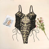 Lace Floral Embroidery Lingerie