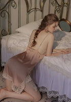 Princess Satin Nightgown, Sexy Lingerie, Satin Lingerie