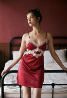Little Chamomile Elegant Lace Nightgown, Exquisite Lingerie Dress