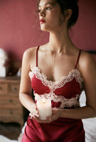 Little Chamomile Elegant Lace Nightgown, Exquisite Lingerie Dress