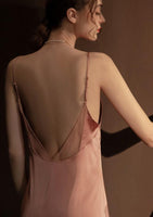 Vintage Satin Dress Nightgown, Exquisite Lingerie Dress
