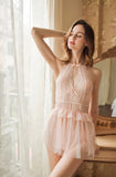 Romantic Lace Halter Lingerie Set, Best for Boudoir Shooting