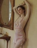 Sweet Addiction Romantic Satin Lace Nightgown