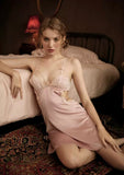 Vintage Barbie Doll Satin Lace Babydoll Nightgown, Exquisite Lingerie Dress
