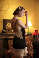 Vintage Superstar Satin Lace Nightgown, Plus Sizes Available