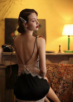 Vintage Superstar Satin Lace Nightgown, Plus Sizes Available