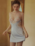 Vintage Love Lace and Satin Nightgown Dress