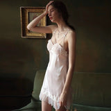 White Shell Mille-feuille Nightgown