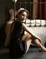 Give Into Love Vintage Silky Babydoll Lingerie Dress