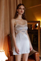 Little Chamomile Elegant Lace Nightgown, Exquisite Lingerie Dress